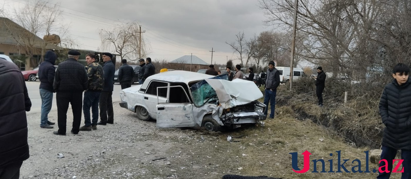 Xaçmazda avtomobillər toqquşdu, yaralılar var - FOTOLAR